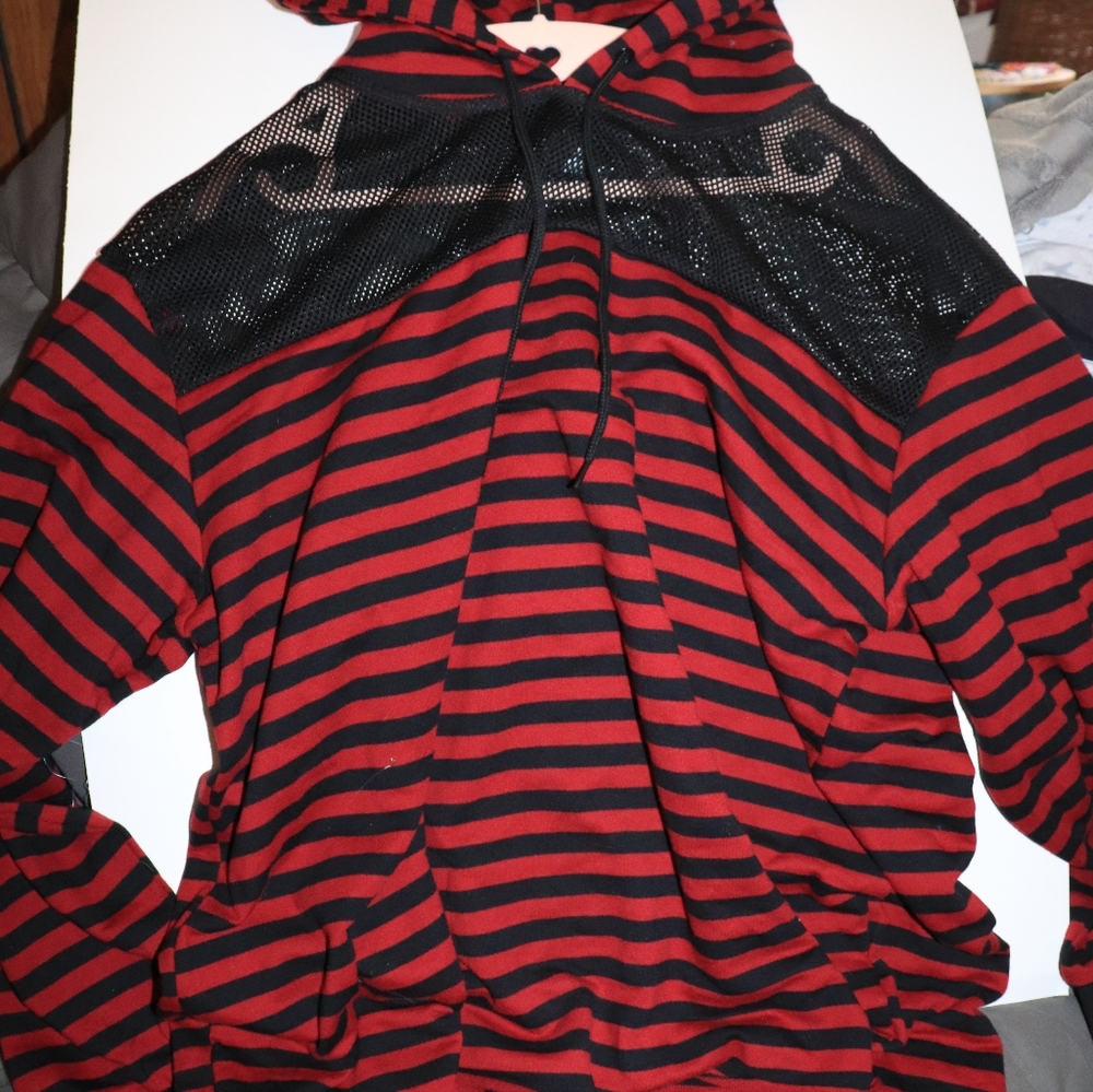 Fishnet hoodie